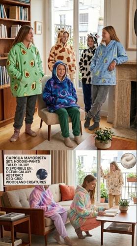 Manta Buzo. Juvenil de Nene Unisex con Corderito los Diseños Puede Variar