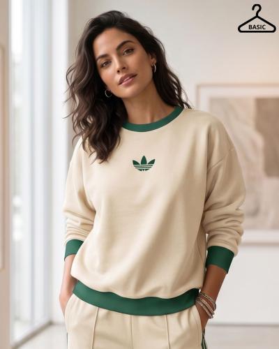Buzo Adidas Algodon Frisa Retro Combinado - Miniatura 4