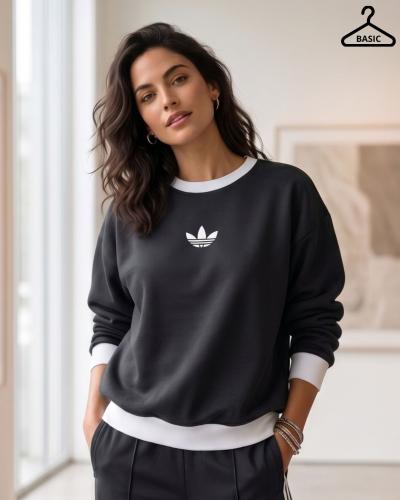 Buzo Adidas Algodon Frisa Retro Combinado - Miniatura 6