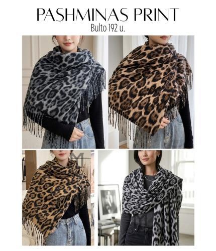 Pashminas Animal  Print