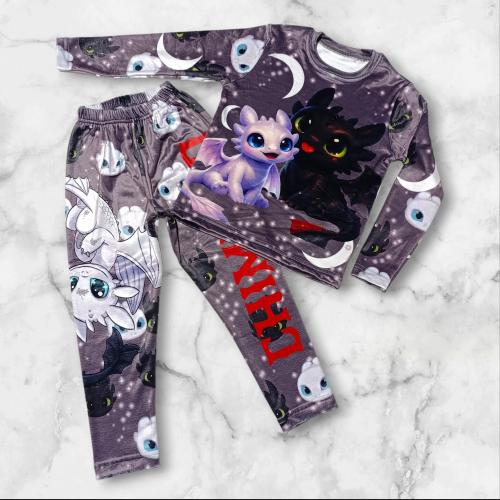 Pijama Chimuelo y Luminosa (plush Bifaz)