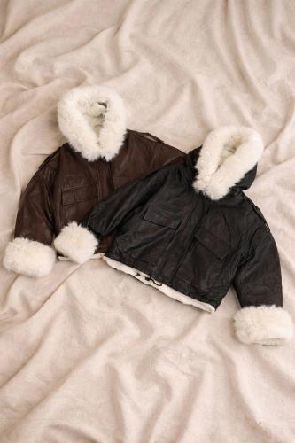 Campera Ecocuero Reversible