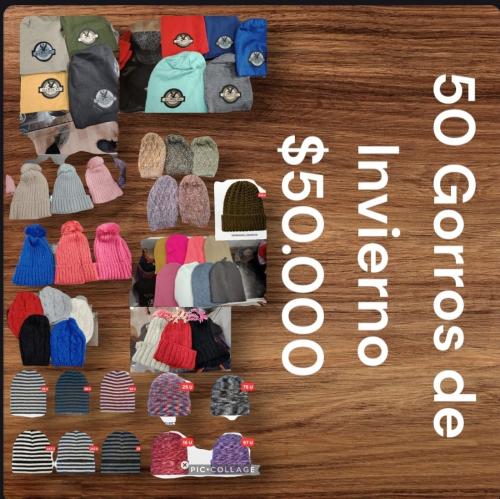 Oferta 50 Gorros de Invierno $50.000