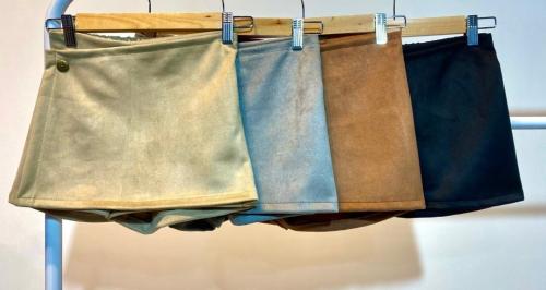 Shorts Pollera Gamuza - Miniatura 3
