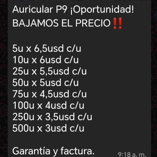 Auriculares P9 - Miniatura 2
