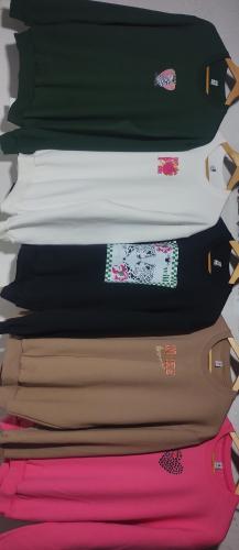 Buzos de Mujer Doble Estampado