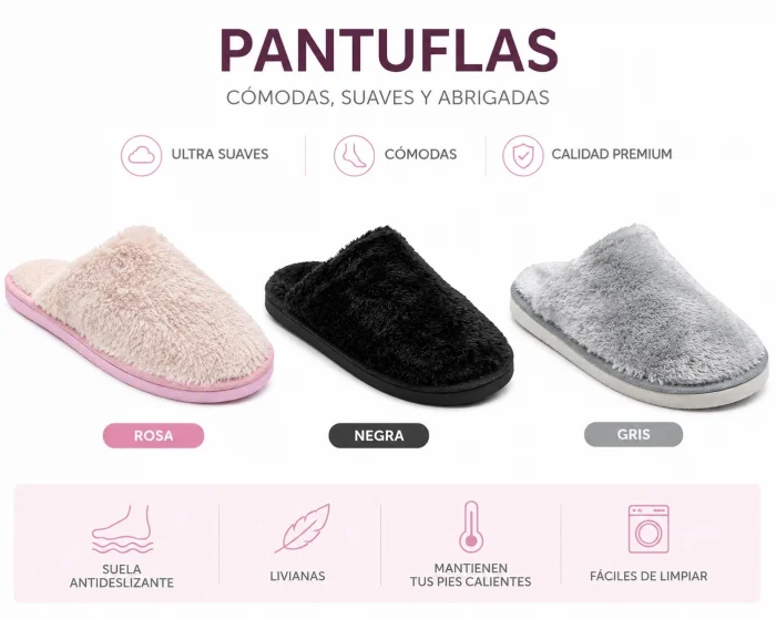 Pantuflas Ultra Livianas / Peluche