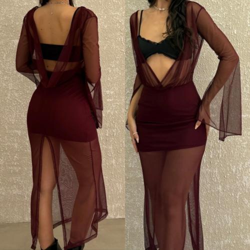 Vestido Largo Tul