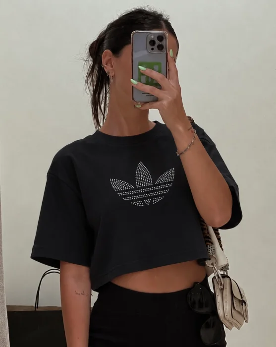 Crop Adds con Strass