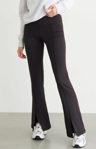 Calza Oxford con Corte Frontal Tiro Alto