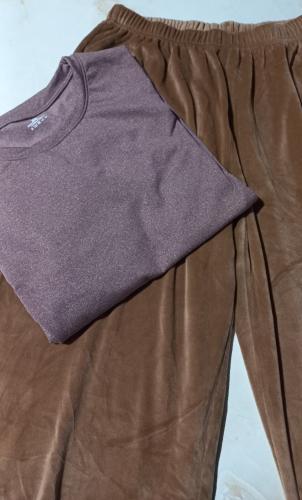 Palazo Plush con Piel Talles Especiales X Mayor