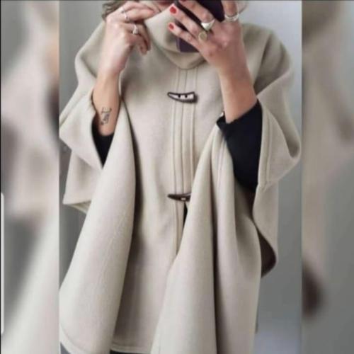 Poncho Polar Boton