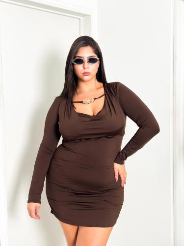 Vestido Buche Cadena