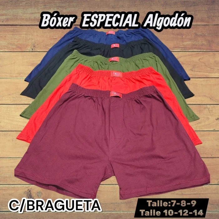 Bóxer Súper Especial Algodón Jersey