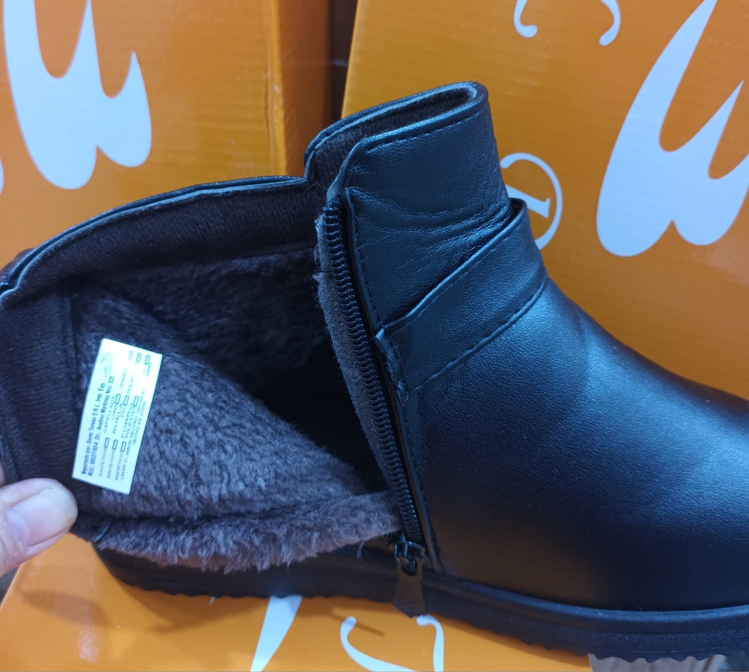 Botas con Peluche Forradas Importadas - Imagen 2