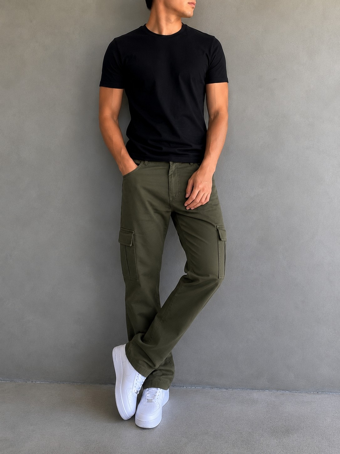 Pantalon Cargo Gabardina - Imagen 3