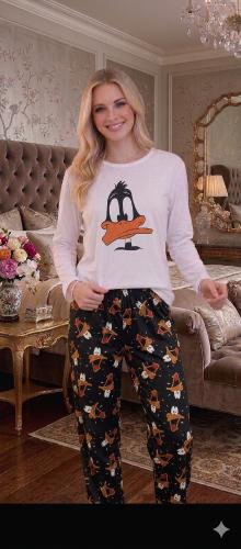 Pijama Largo , Remera Larga - Miniatura 6