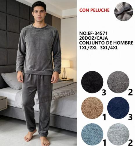 Piyama Hombre Linda Luna con Peluche