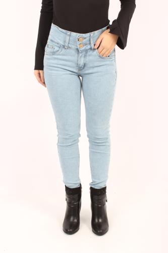 Chupin Cintura Ancha Celeste