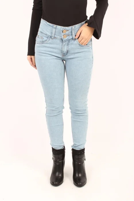 Chupin Cintura Ancha Celeste
