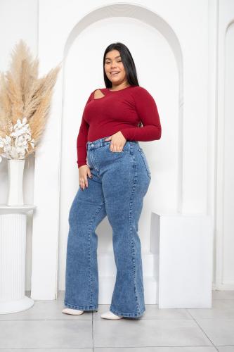 Wide Leg Especial Elastizado  / Nevado Claro /