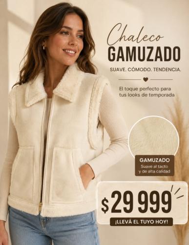 Chaleco Gamuzado