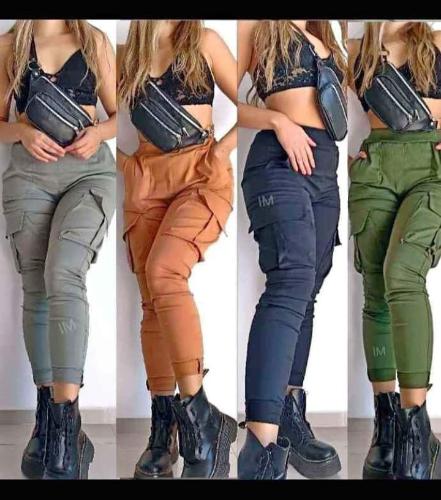 Pantalón Cargo Bengalina Elastizada,hermosos!!