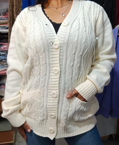 Cardigan Tejido