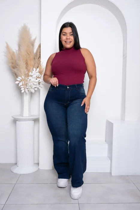 Wide Leg Especial Elastizado/ Oxido Localisado/