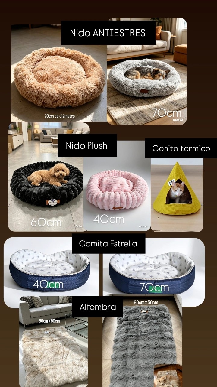 Camitas Nido Mascotas - Imagen 1