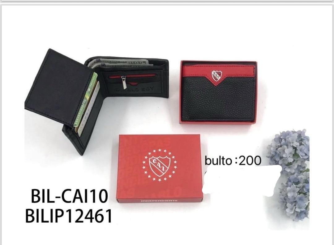 Billeteras de Hombre con Cajita.   *originales* 
cuero Pu de  Independiente - Imagen 2