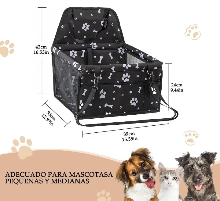 Asiento Transportador de Mascotas - Imagen 2