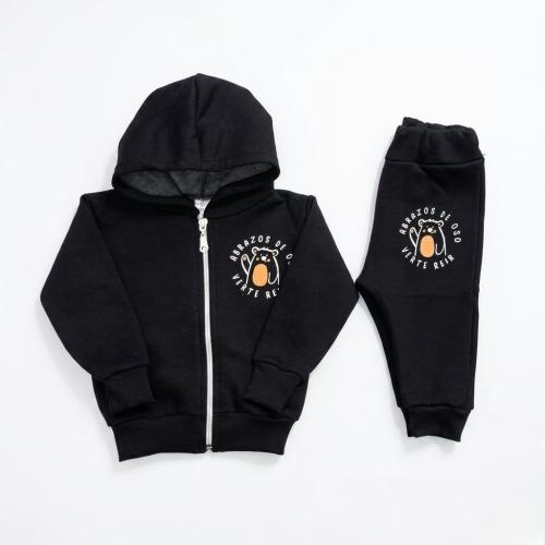 Conjunto con Campera de Friza Peinada - Miniatura 3