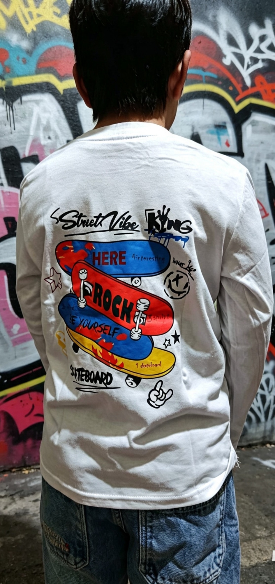 Camisetas de Nene Jersey de Algodón Peinado - Imagen 3
