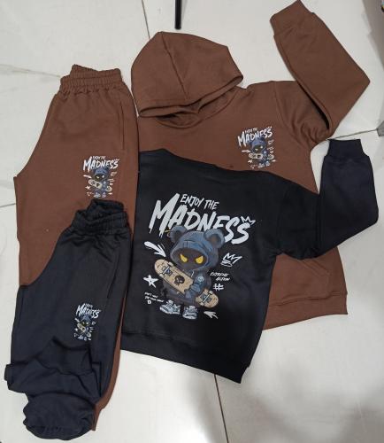 Conjuntos de Niños de Frisa Invisible Peinada.