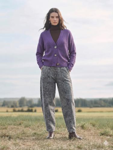 Pantalon Carrot Frizado Nevado - Miniatura 2