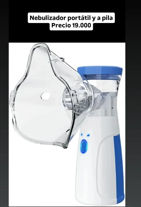Nebulizador Portátil a Pila y Recargable Usb