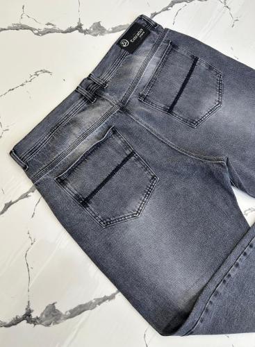 Jeans de Hombre Clásico Especial Gris Localizado Rígido - Miniatura 2