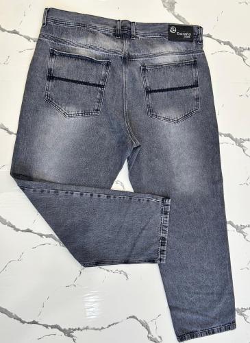 Jeans de Hombre Clásico Especial Gris Localizado Rígido - Miniatura 3