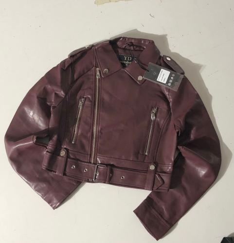 Campera Cinto Ecocuero Mujer