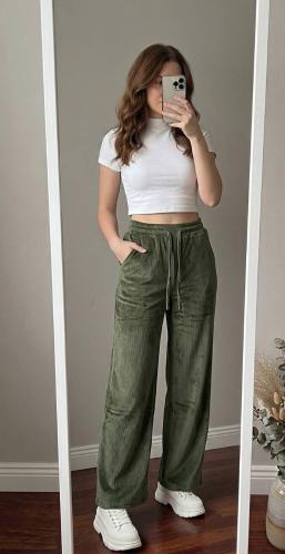 Pantalón con Piel