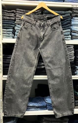 Pantalón Baggy Liso Gris Claro Suave New