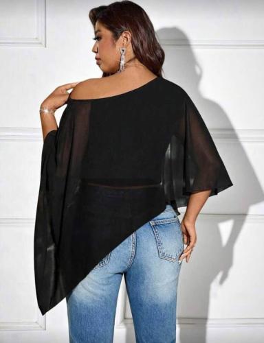 Poncho Tul Fiesta Asimetrico Talles 3/5/7/9 - Miniatura 2