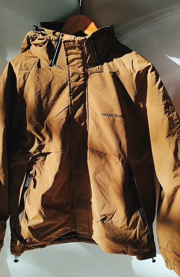 Campera Impermeable con Piel _ Yd - Imagen 2