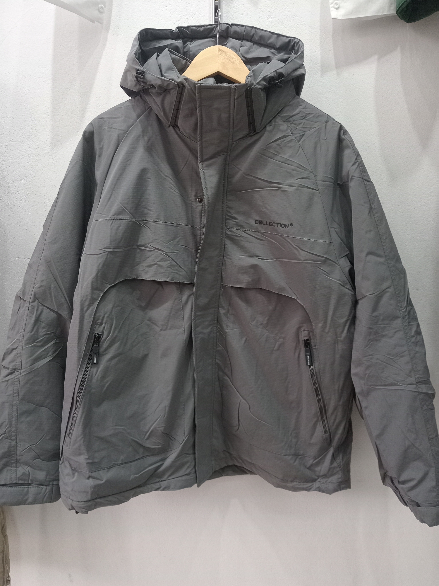 Campera Impermeable con Piel _ Yd - Imagen 3