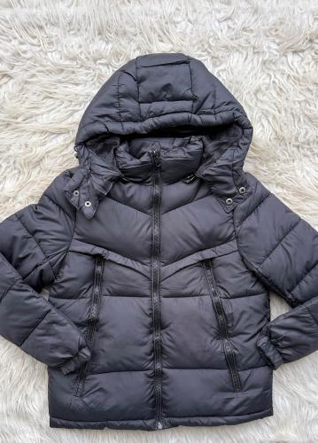 Campera Combinada con Piel Importado - Miniatura 5