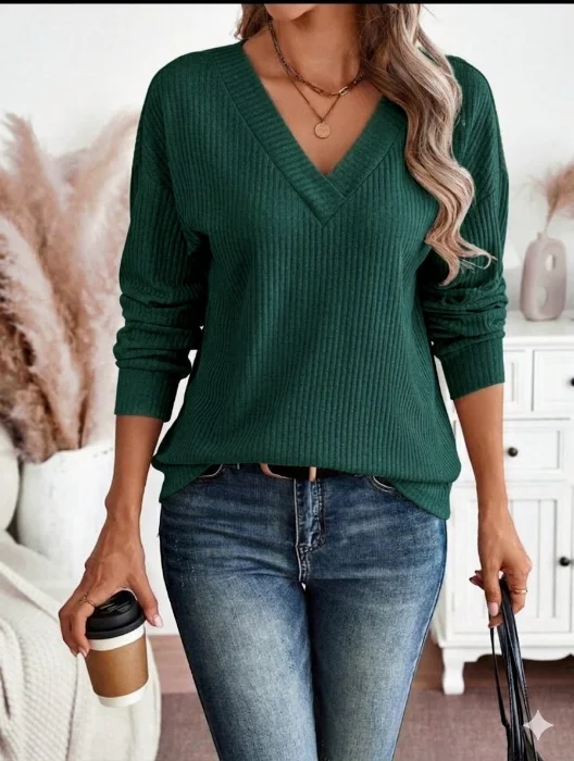 Sweater "adriana" de Darlon Rib Frizado