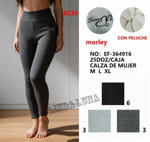 Calza Morley Linda Luna Estampa C/peluche