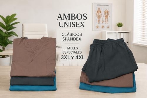 Ambos Unisex Spandex Talle Especial