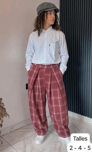 Pantalones Paño Globo
